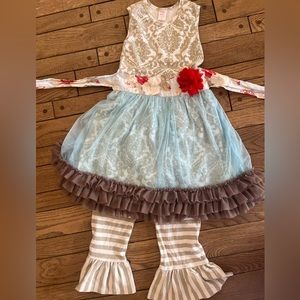 GUC for small stain. No pulls in the tulle. Bum of pants is in perfect shape